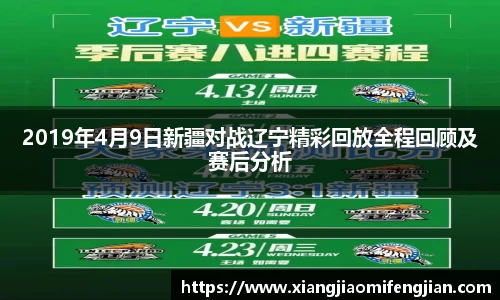 2019年4月9日新疆对战辽宁精彩回放全程回顾及赛后分析